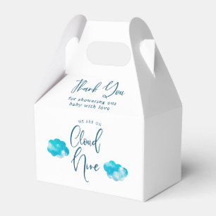 Dreamy Clouds Boy Baby Shower Favour Box