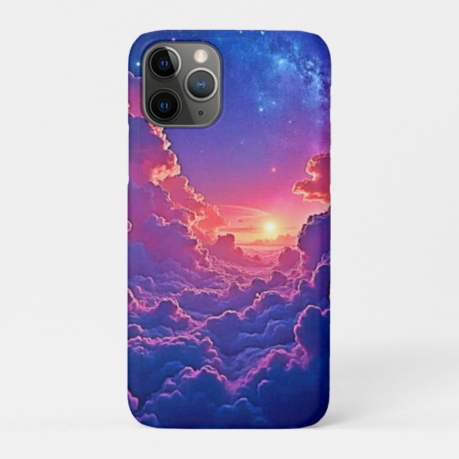 Dreamy Clouds: Celestial Sunset Magic Art Case-Mate iPhone Case (Back)