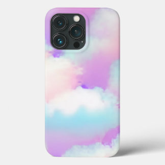 Dreamy Clouds in Vibrant Pastel Colours iPhone 13 Pro Case