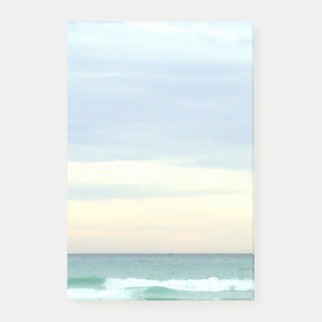 Dreamy Colours of Destin on a Desk Post-it Notes (Front)