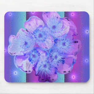Dreamy Colours with a Crown of Thorns Plant Mouse Pad