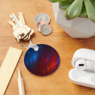 Dreamy Cosmic Nebula  Key Ring