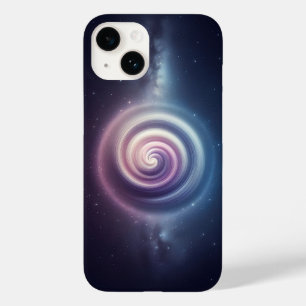 Dreamy Cosmic Nebula Spiral Vortex Abstract Pastel Case-Mate iPhone 14 Case
