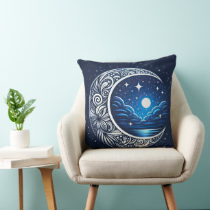 Dreamy Crescent Moon Cushion