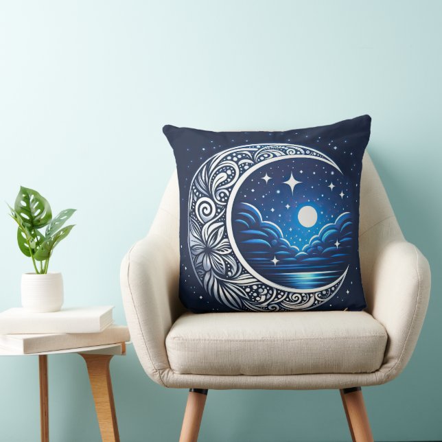 Dreamy Crescent Moon Cushion (Chair)