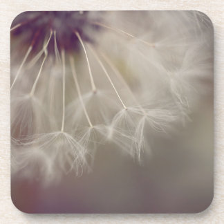 Dreamy Dandelion Art Hard plastic coaster 03