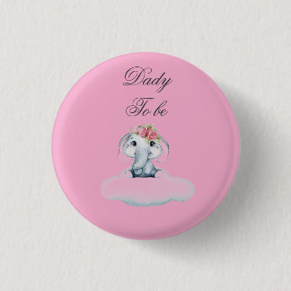 Dreamy Days with Rosie the Elephant. 3 Cm Round Badge