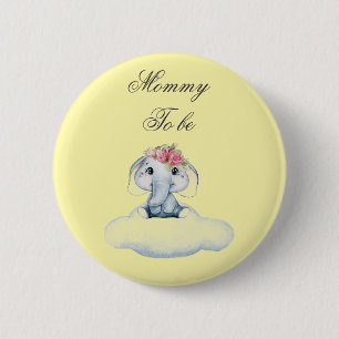 Dreamy Days with Rosie the Elephant. 6 Cm Round Badge