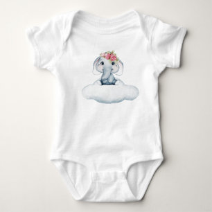 Dreamy Days with Rosie the Elephant. Baby Bodysuit