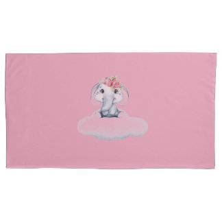Dreamy Days with Rosie the Elephant. Pillowcase
