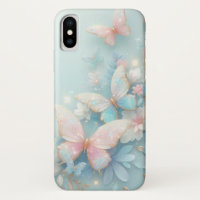 Dreamy Delight: Sparkling Pastel Blue & Pink Butte