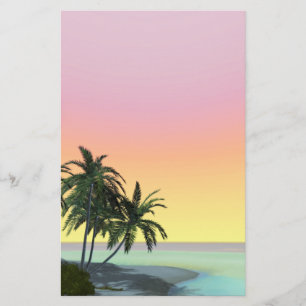 dreamy desert Island Stationery