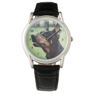 Dreamy Doberman Pinscher Face Painting Watch