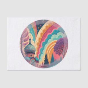 Dreamy Dome Rainbow Tissue Paper – Customisable