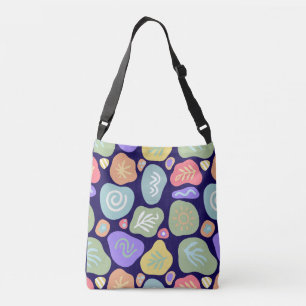 Dreamy Doodles – Vibrant Boho Nature Motif Design Crossbody Bag
