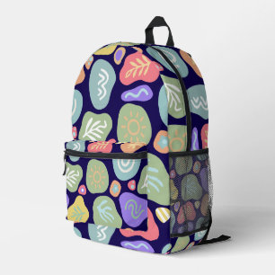 Dreamy Doodles – Vibrant Boho Nature Motif Design Printed Backpack