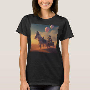 Dreamy Dreamlike Fantasy Ancient Horse Chariot Bal T-Shirt