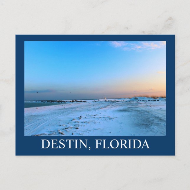 Dreamy evening in Destin, Florida Postcard (Front)