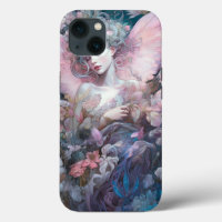 Dreamy Fairy Girl Pink Blue Fantasy Art