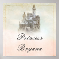 Dreamy Fairy tale Storybook Castle Party Banner