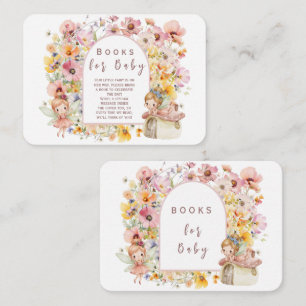 Dreamy Fairyland Baby Shower Book for Baby Enclosure Card