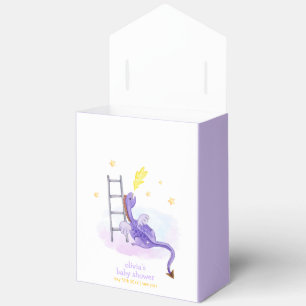 Dreamy Fairytale Dragon Cloud Stars Baby Shower Favour Box