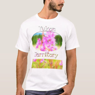 Dreamy Fireweed; Yukon Territory Souvenir T-Shirt
