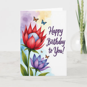 Dreamy Floral Birthday Card