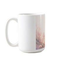Dreamy Floral Girl Aesthetic Coffee Mug – Cute 