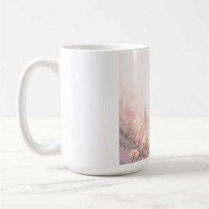 Dreamy Floral Girl Aesthetic Coffee Mug – Cute 