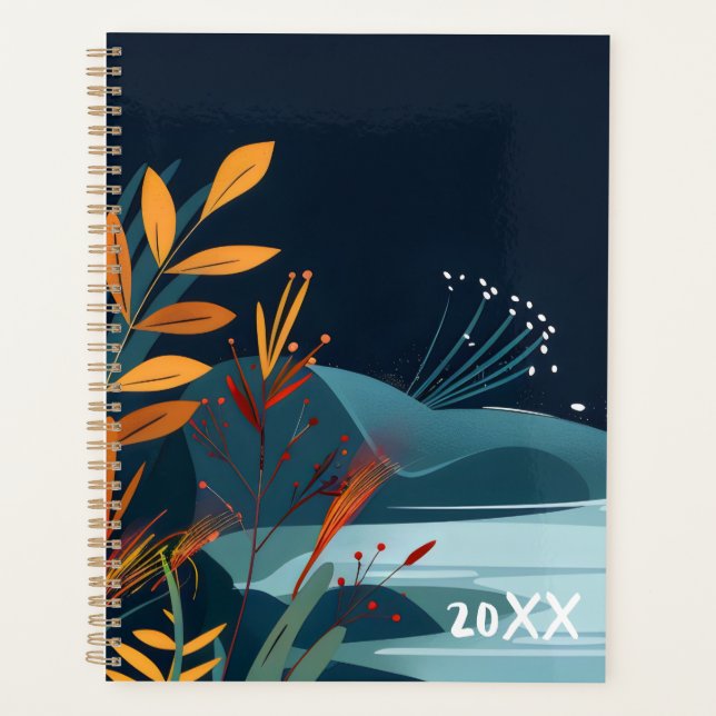 Dreamy Floral Landscape Planner (Front)