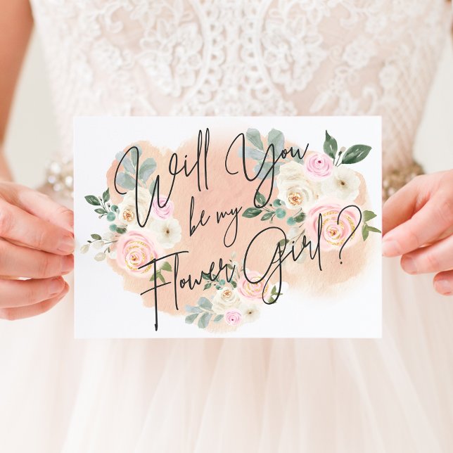 Dreamy Floral V2 Flower Girl Card (Creator Uploaded)