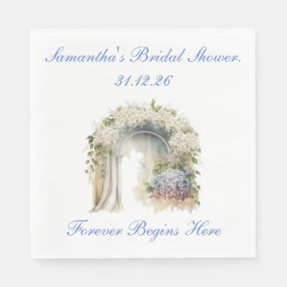 Dreamy Floral Wedding Napkins 