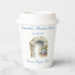 Dreamy Floral Wedding Paper Cups