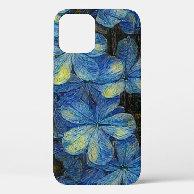 Dreamy flowers in Vincent Van Gogh art style. Arti Case-Mate iPhone Case (Back)