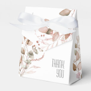 Dreamy Foliage Wedding Blush Pink ID817 Favour Box