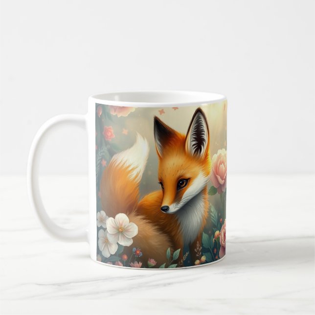 Dreamy Fox  Coffee Mug (Left)