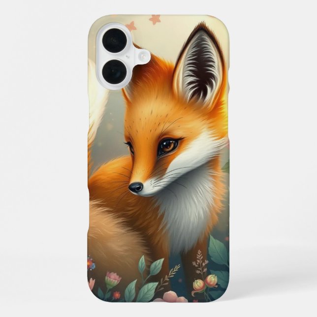 Dreamy Fox  iPhone Case (Back)