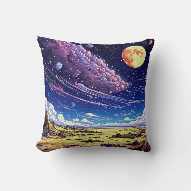 Dreamy Galaxy Sky Cushion (Front)