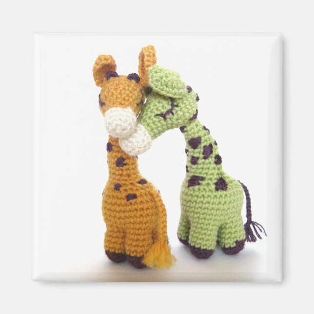 Dreamy Giraffes Magnet (Front)