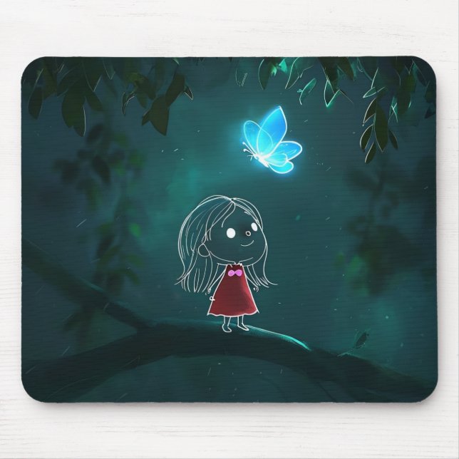Dreamy Girl's Mouse Pad (Front)