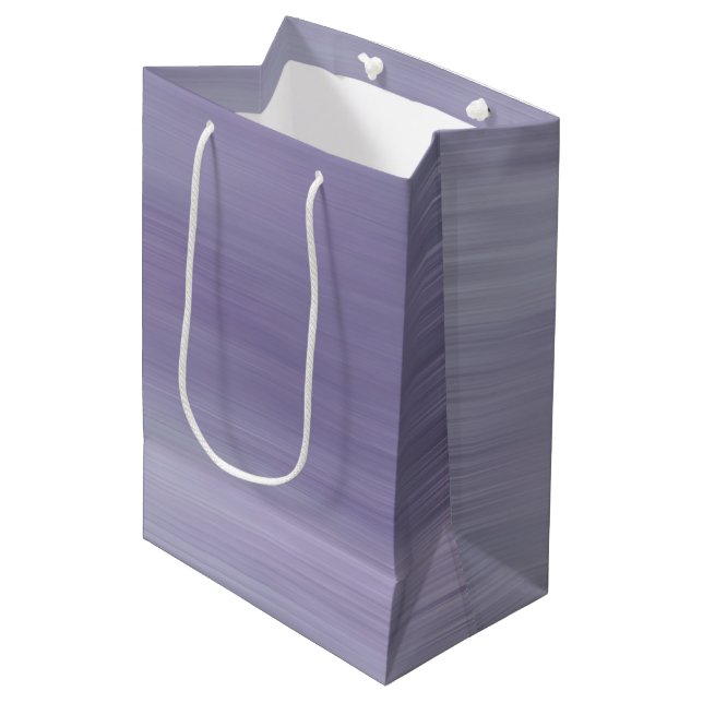 Dreamy Glam Purple Lavender Medium Gift Bag (Front Angled)