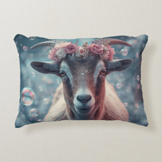 Dreamy Goat Art Decorative Cushion