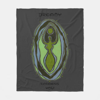 Dreamy Goddess Yoni Fleece Blanket