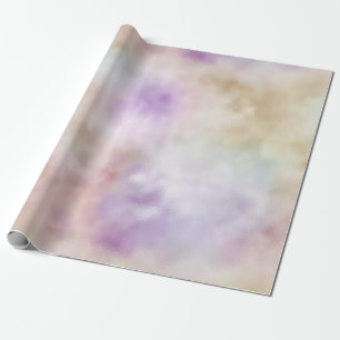 Dreamy Gold Purple Ombre  Wrapping Paper