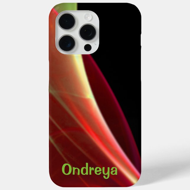 Dreamy Green and Red Artwork Sweep Case-Mate iPhone Case (Back)