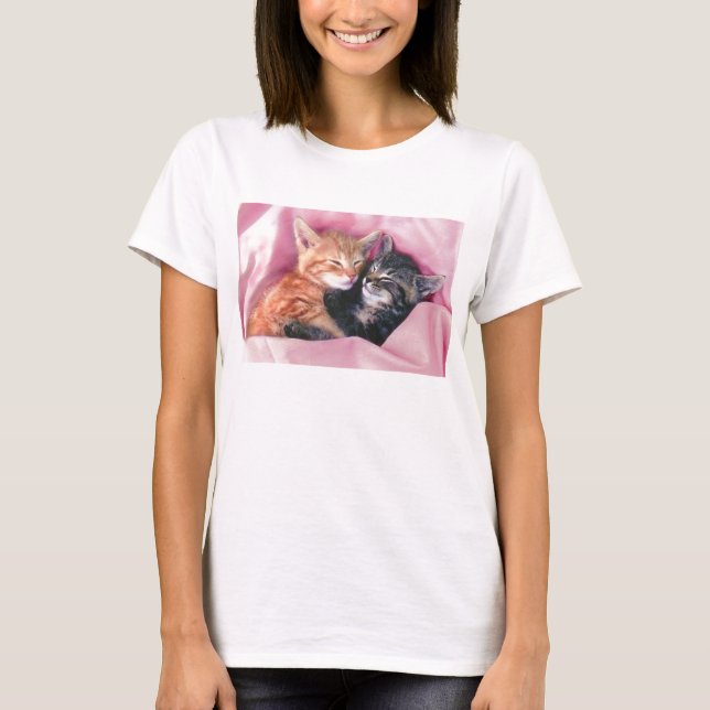 dreamy kittens women's baby doll shirt (Front)