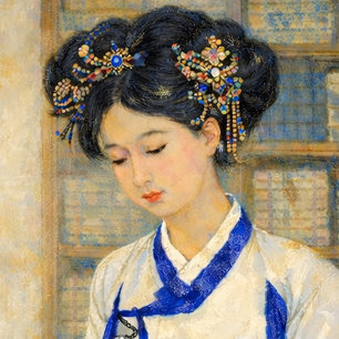 Dreamy Korean Hanbok Beauty – 2026 Art Calendar
