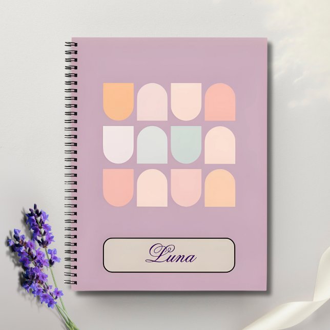 Dreamy Lavender Colour Block Notebook (Creator Uploaded)