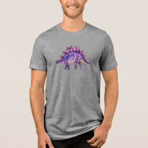 Dreamy Lavender Stegosaurus: Unisex T-Shirt